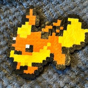 Flareon pokemon perler beads